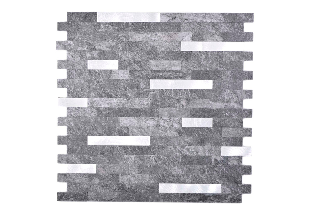 Självhäftande mosaik Svart Mjölby - 008 | 0,087 m²/ark