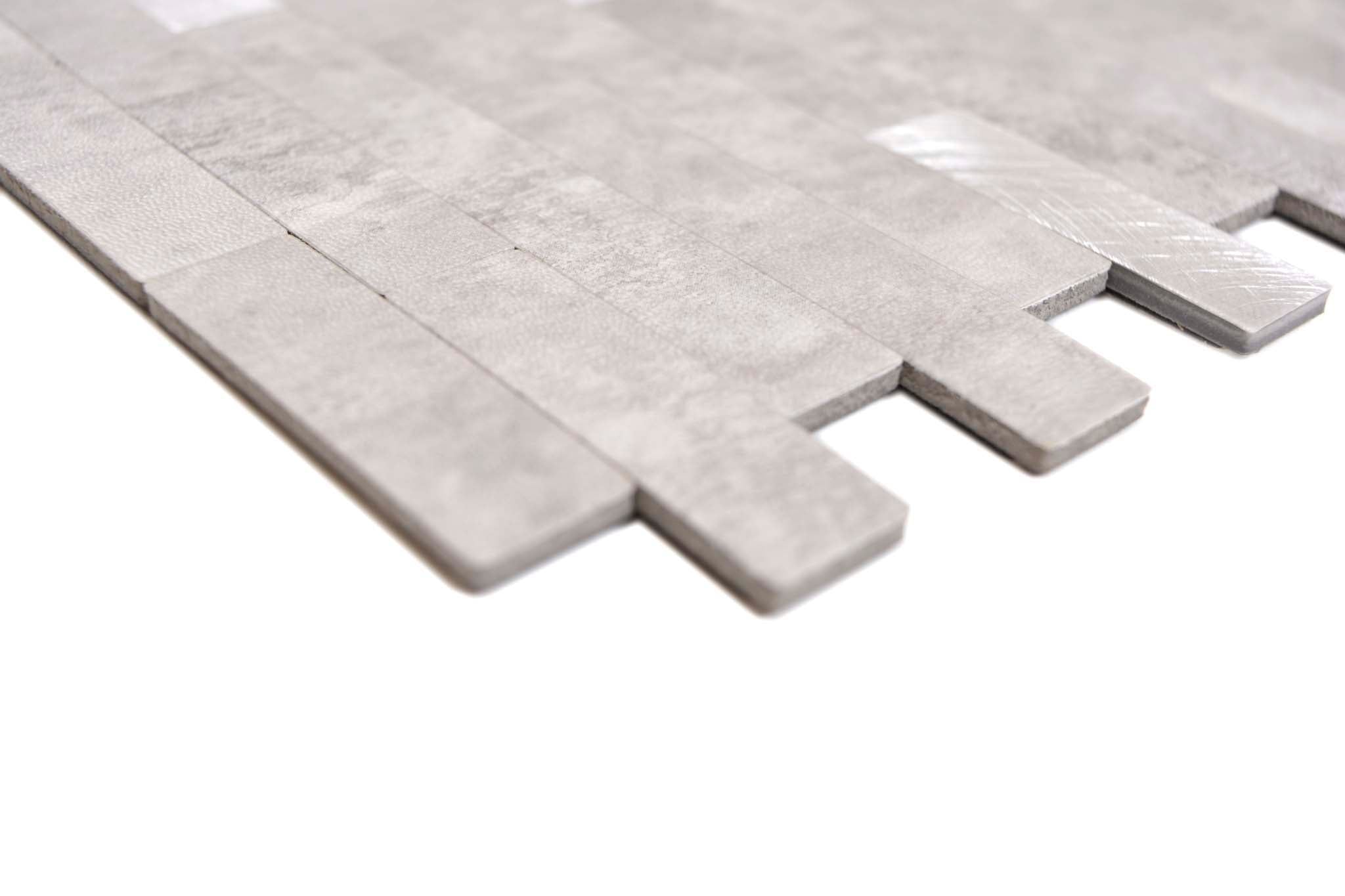 Självhäftande mosaik Grå Mjölby - 009 | 0,087 m²/ark