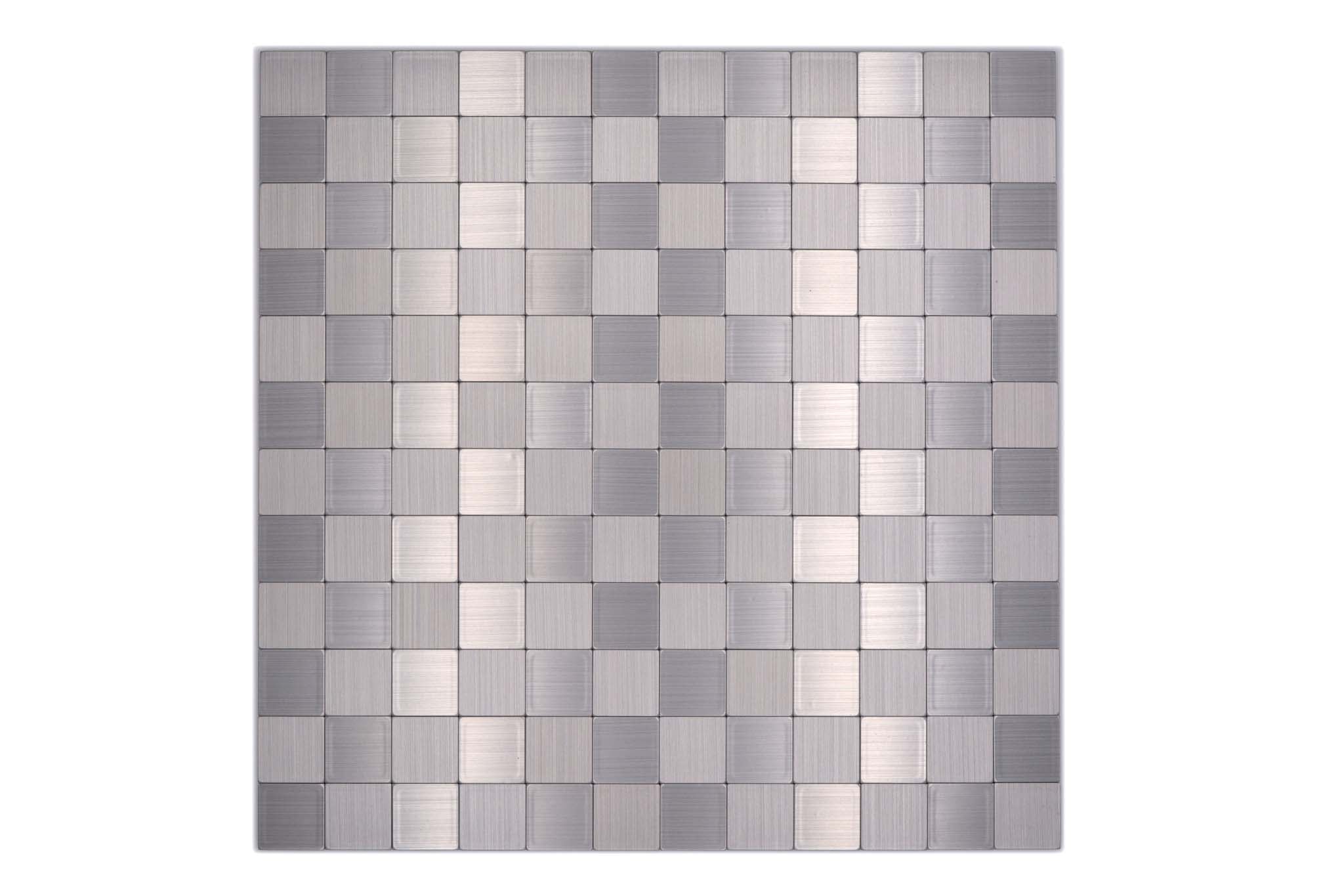 Självhäftande mosaik Silver Nynäshamn - 013 | 0,093 m²/ark