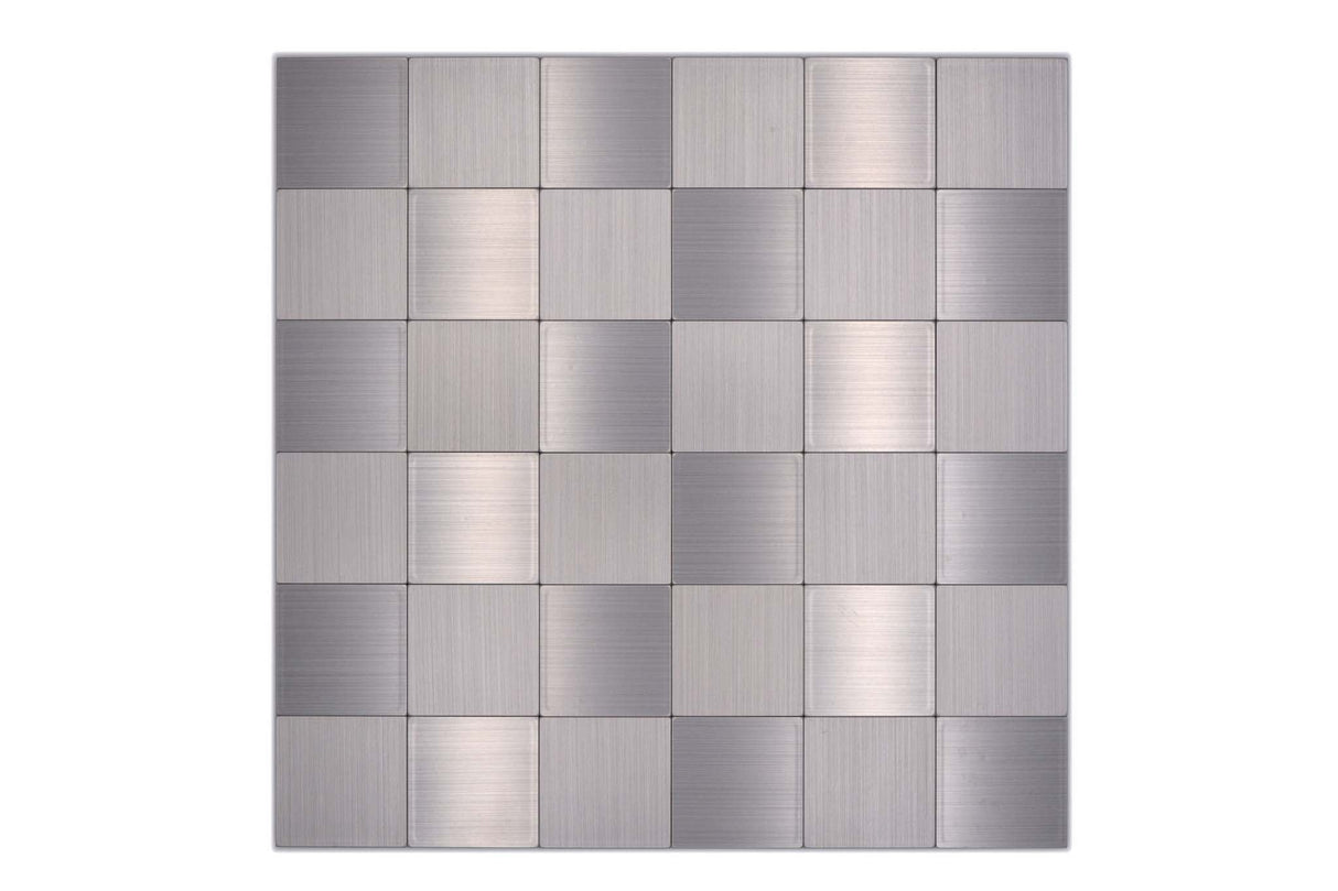 Självhäftande mosaik Silver Nynäshamn - 016 | 0,093 m²/ark