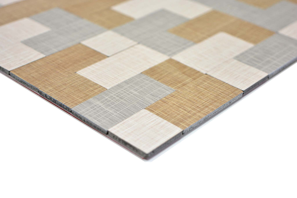 Självhäftande mosaik Beige Nynäshamn - 019 | 0,093 m²/ark