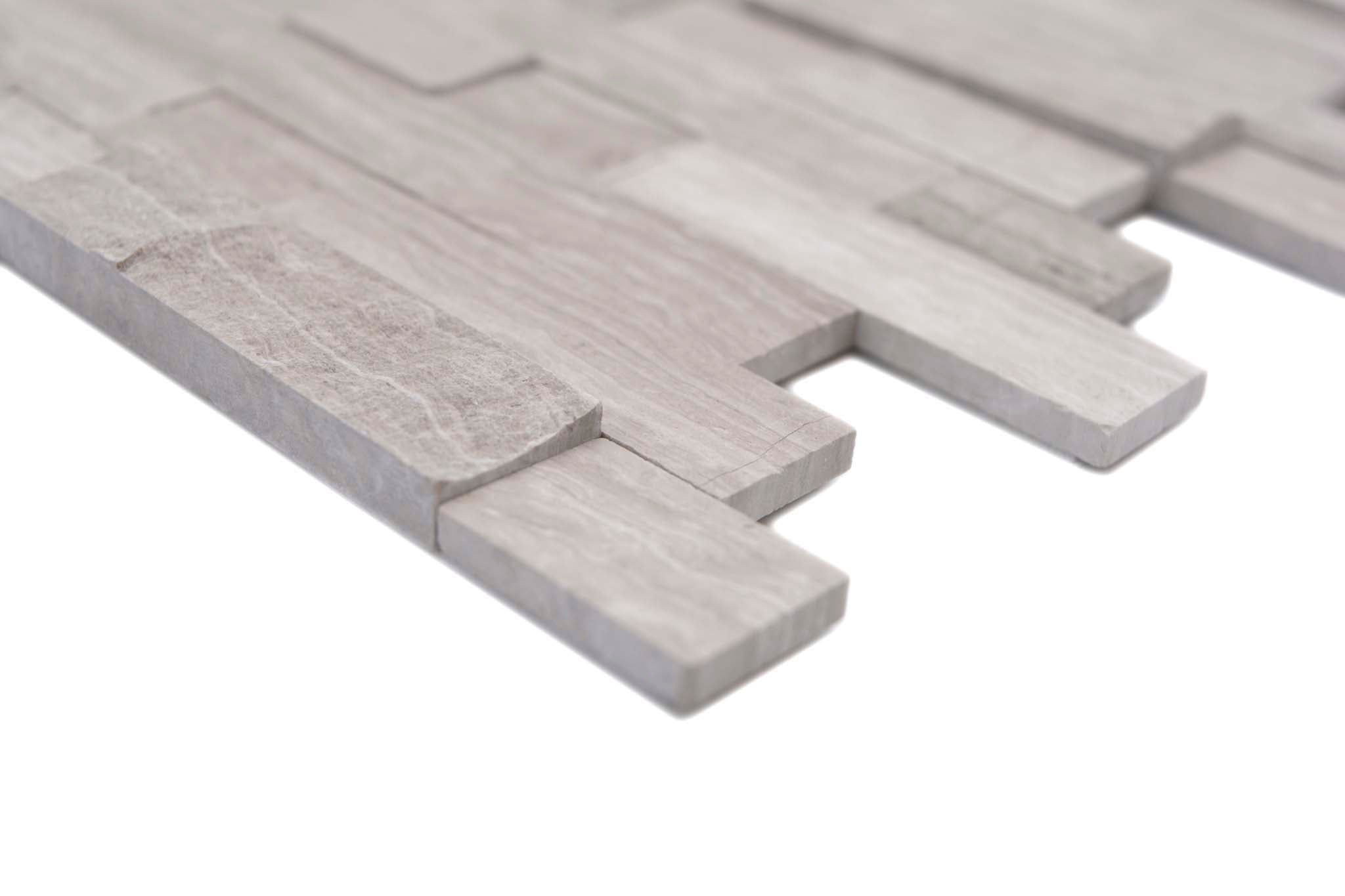 Självhäftande mosaik Vit Fredrikstad - 001 | 0,083 m²/ark