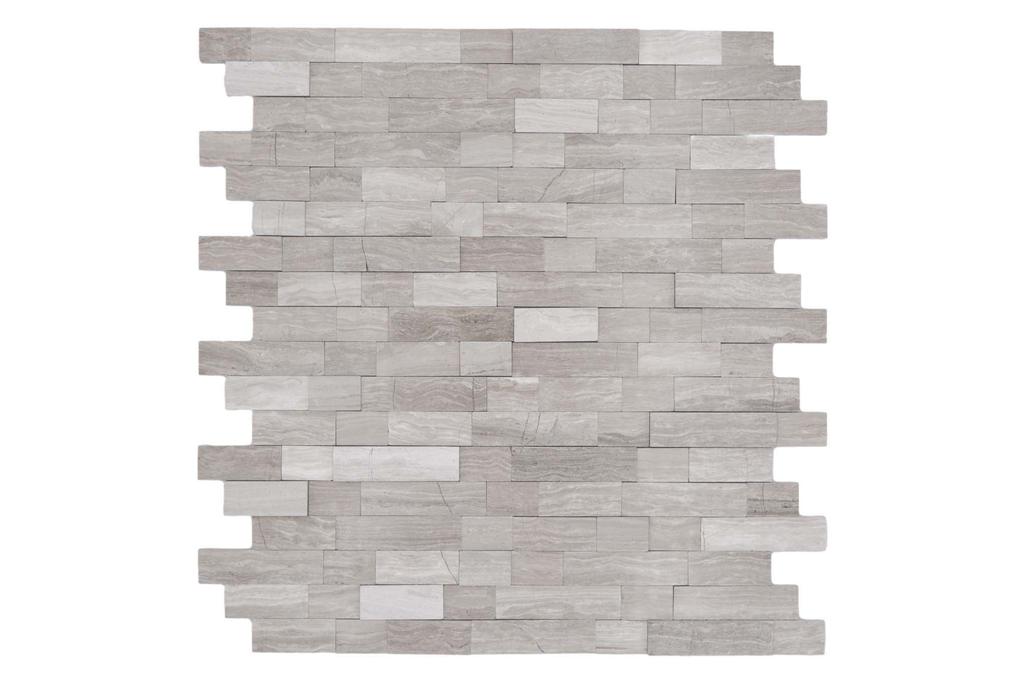 Självhäftande mosaik Vit Fredrikstad - 001 | 0,083 m²/ark