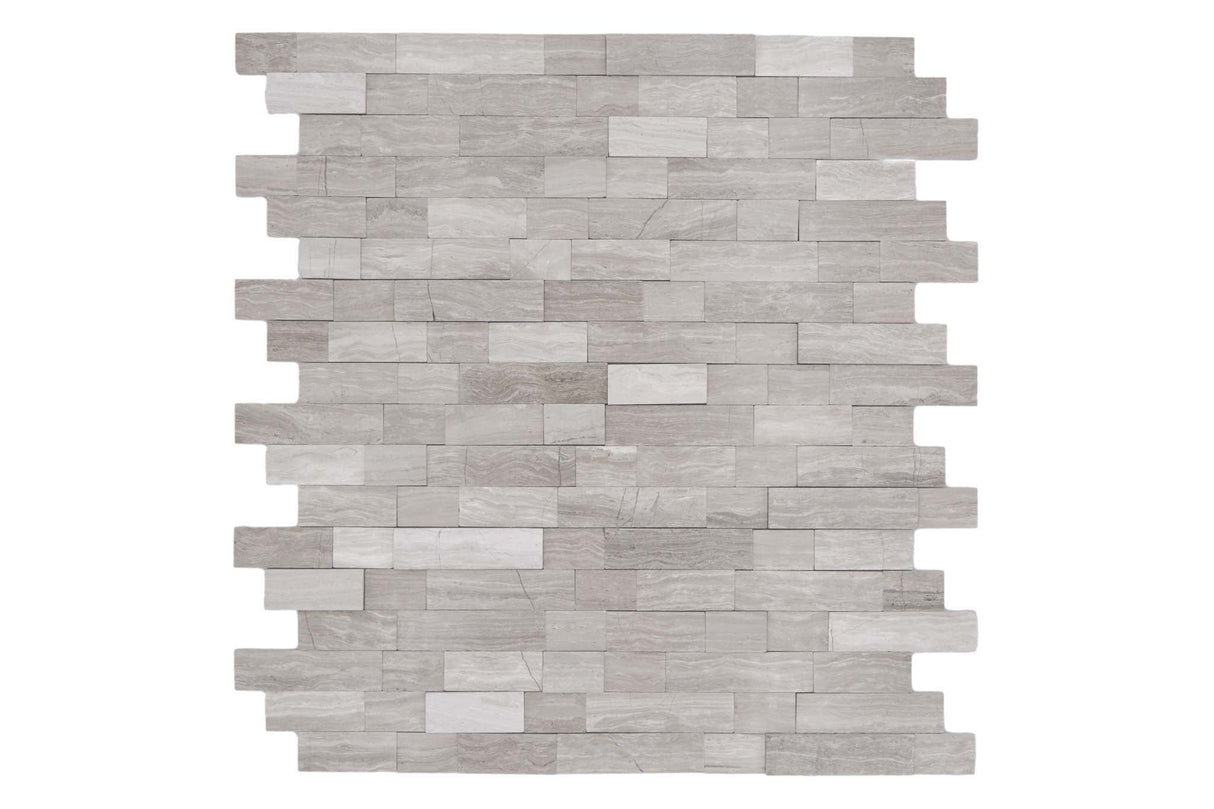 Självhäftande mosaik Vit Fredrikstad - 001 | 0,083 m²/ark