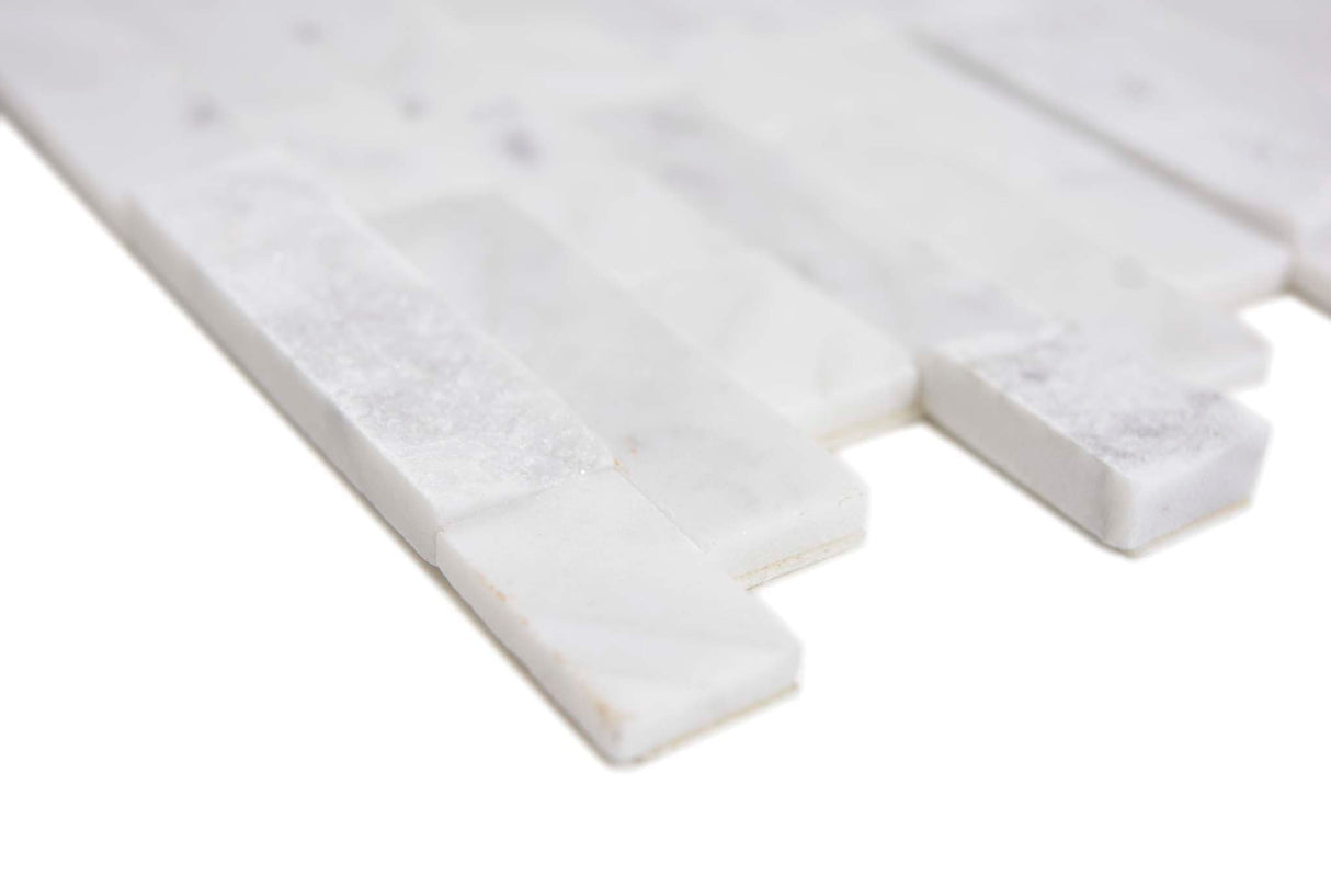 Självhäftande mosaik Vit Fredrikstad - 002 | 0,083 m²/ark