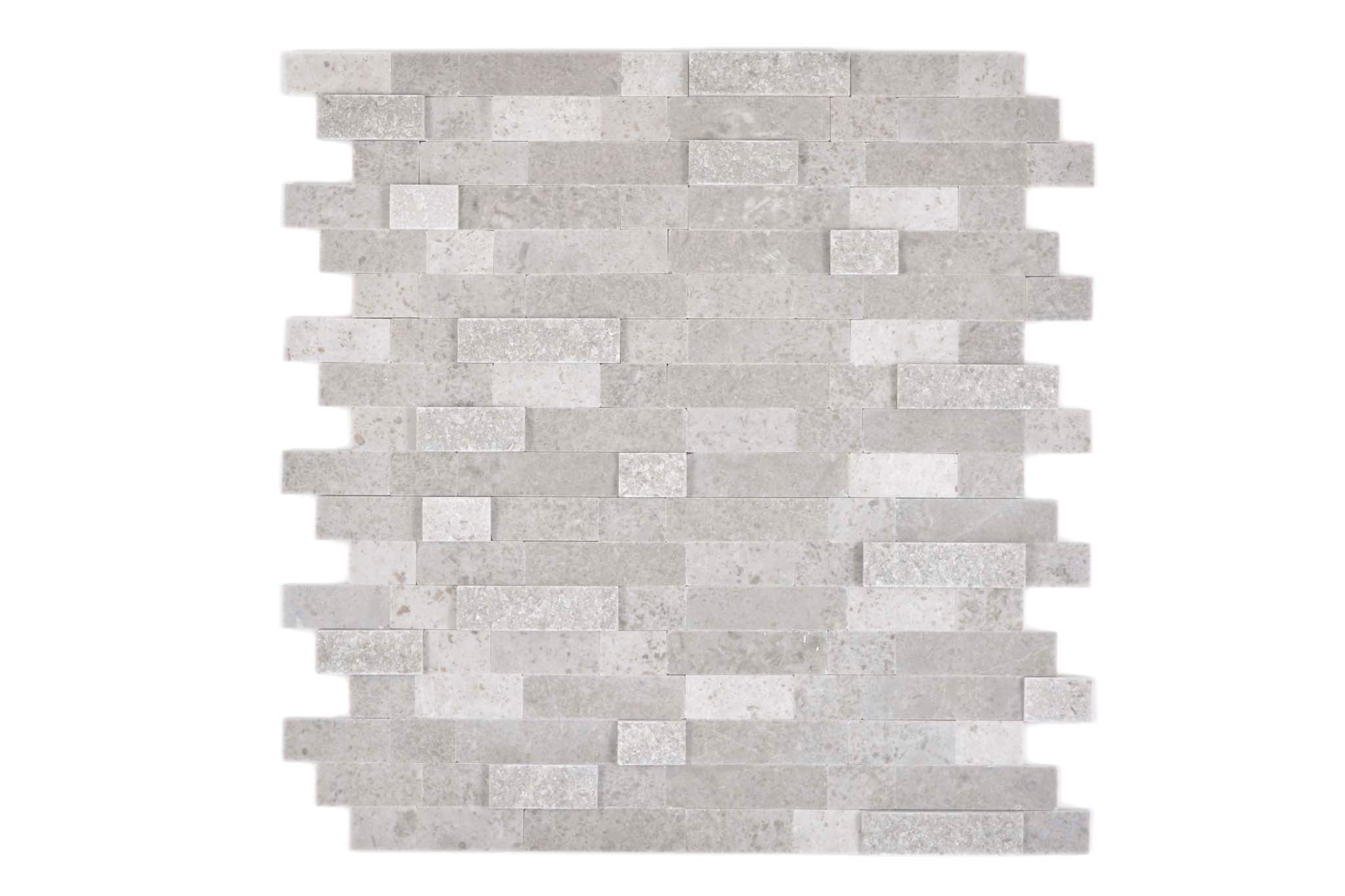 Självhäftande mosaik Grå Fredrikstad - 003 | 0,083 m²/ark