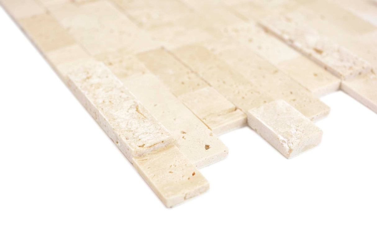 Självhäftande mosaik Beige Fredrikstad - 004 | 0,083 m²/ark