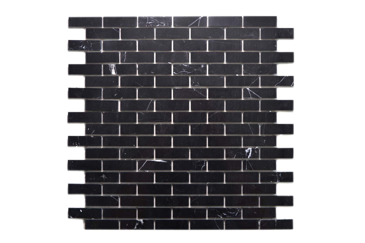 Självhäftande mosaik Svart Fredrikstad - 007 | 0,092 m²/ark