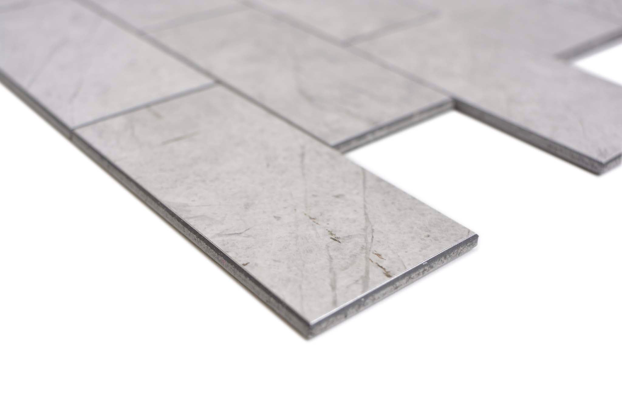 Självhäftande mosaik Grå Nynäshamn - 028 | 0,085 m²/ark