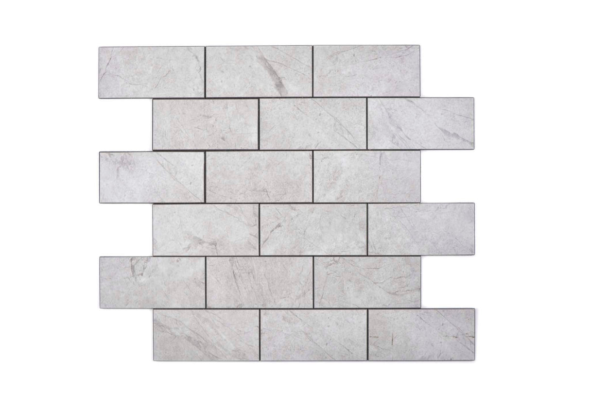 Självhäftande mosaik Grå Nynäshamn - 028 | 0,085 m²/ark