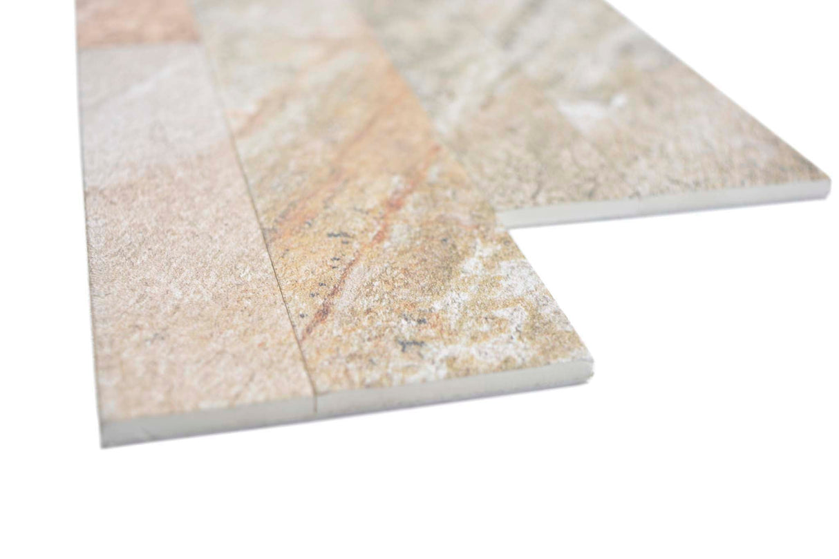 Självhäftande väggpanel Guld Mjölby - 017 | 610x152x5mm. Säljs styckvis.