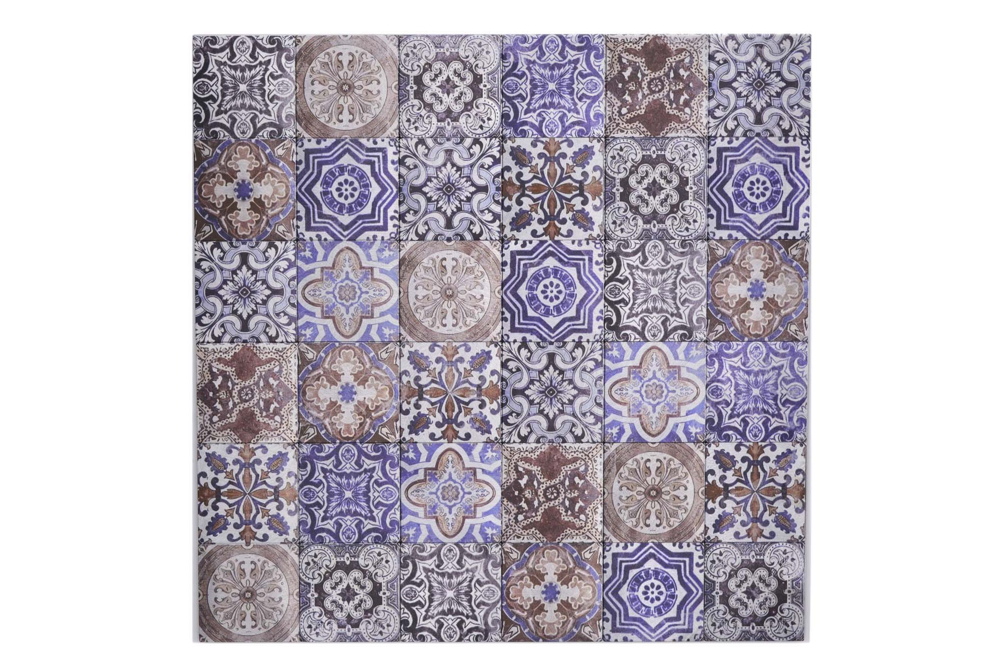 Självhäftande mosaik Flerfärgad Nynäshamn - 036 | 0,093 m²/ark