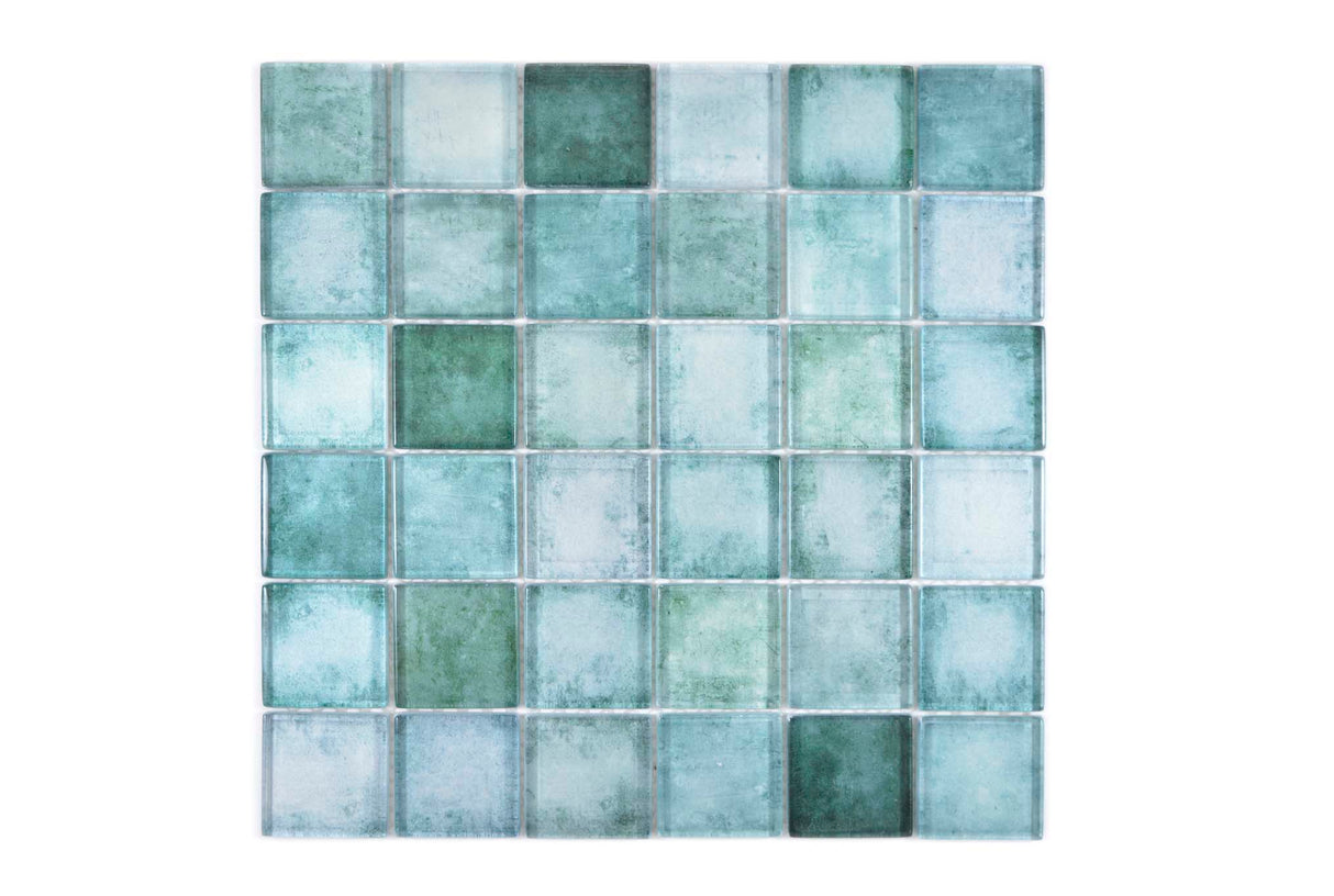 Mosaik Grön Öckerö - 004 | 0,09 m²/ark