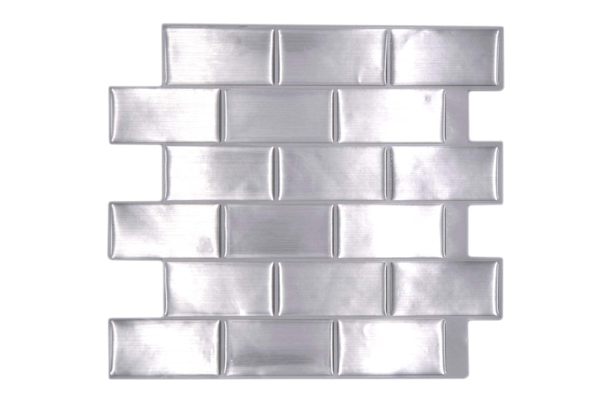 Självhäftande mosaik Silver Sundsvall - 015 | 0,253 m²/kartong