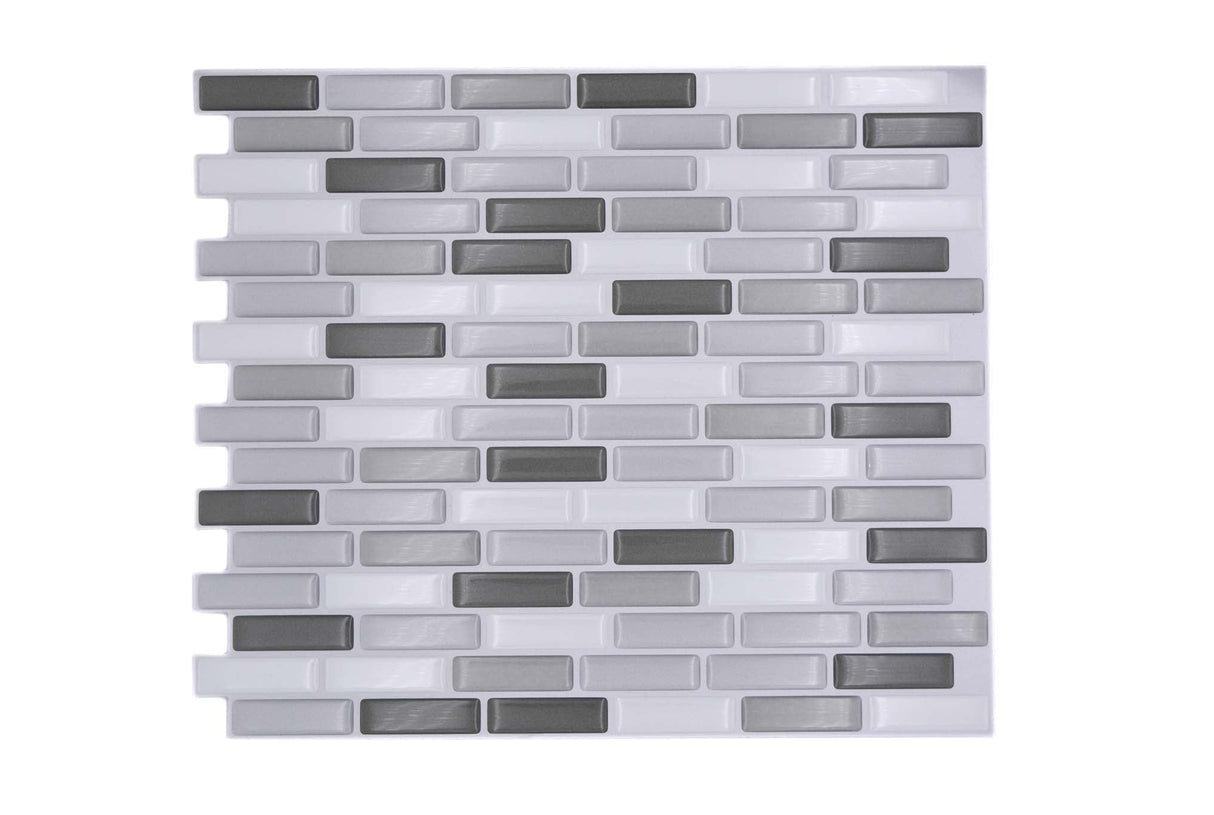 Självhäftande mosaik Silver Sundsvall - 019 | 0,241 m²/kartong