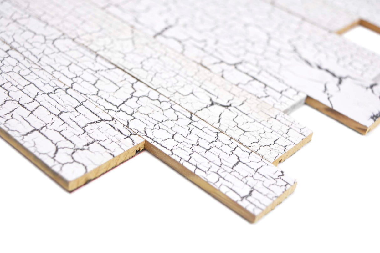 Självhäftande mosaik Vit Odense - 013 | 0,09 m²/ark