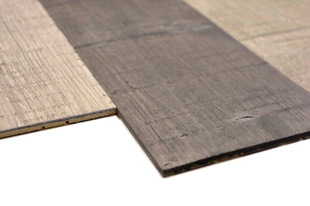 Självhäftande väggpanel Grå Odense - 023 | 900x128x4,5mm. 1,04 m²/kartong