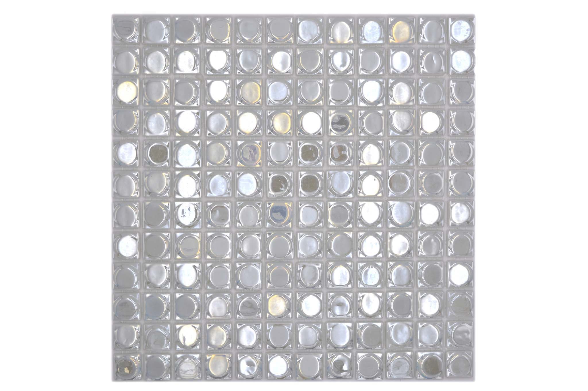 Mosaik Vit Skövde - 002 | 0,099 m²/ark