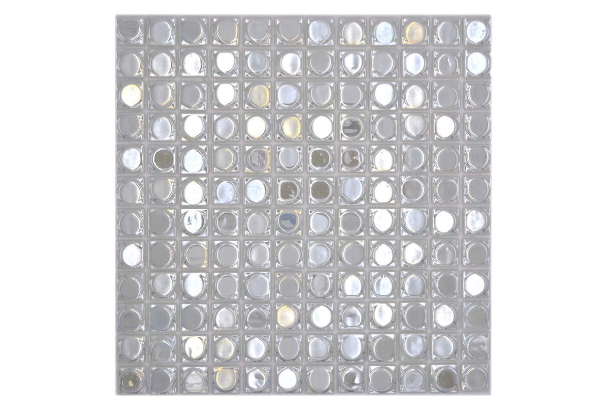 Mosaik Vit Skövde - 002 | 0,099 m²/ark