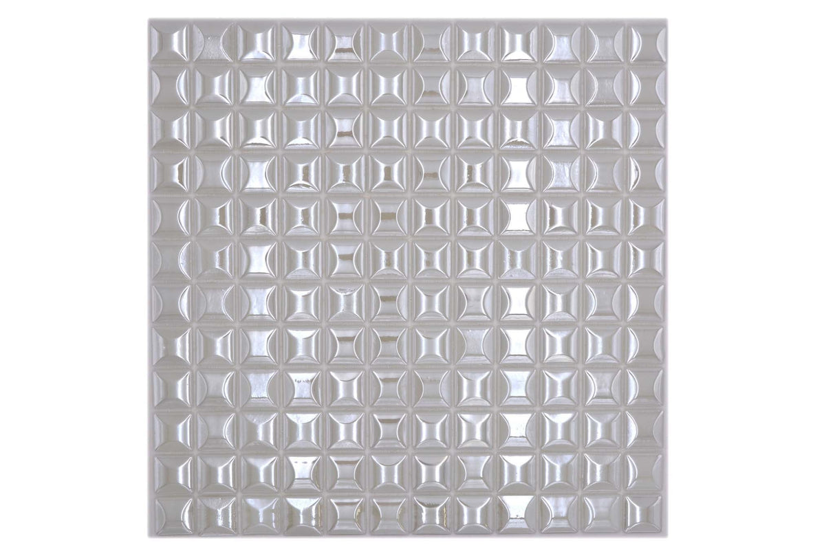 Mosaik Vit Skövde - 004 | 0,099 m²/ark