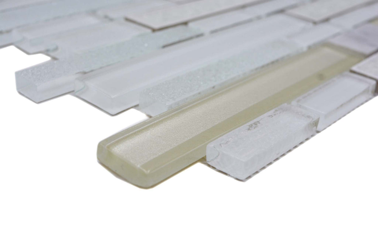 Mosaik Vit Oslo - 001 | 0,087 m²/ark