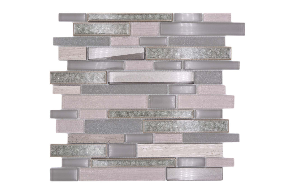 Mosaik Grå Oslo - 002 | 0,087 m²/ark