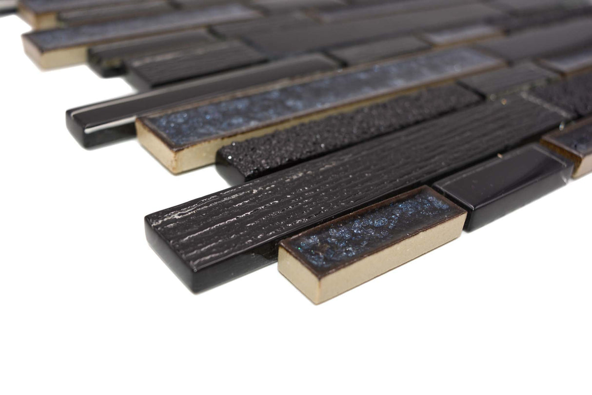 Mosaik Svart Oslo - 003 | 0,087 m²/ark