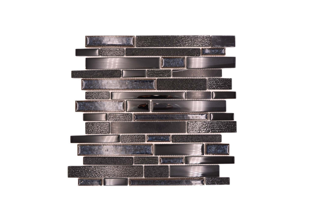 Mosaik Svart Oslo - 003 | 0,087 m²/ark