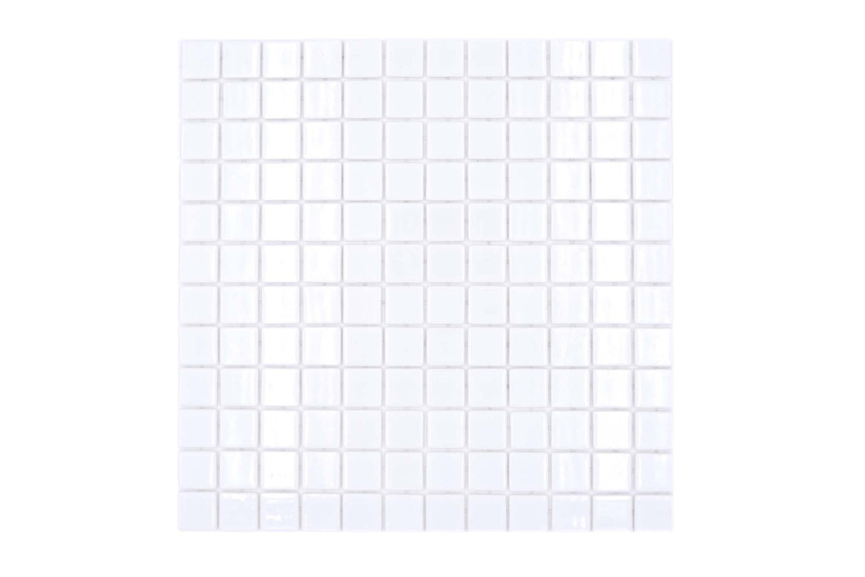 Mosaik Vit Alingsås - 002 | 0,1 m²/ark