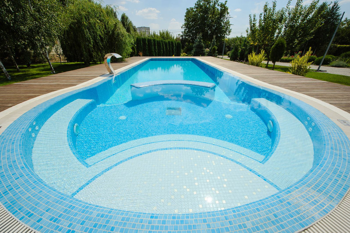 Mosaik Blå Alingsås - 007 | 0,1 m²/ark