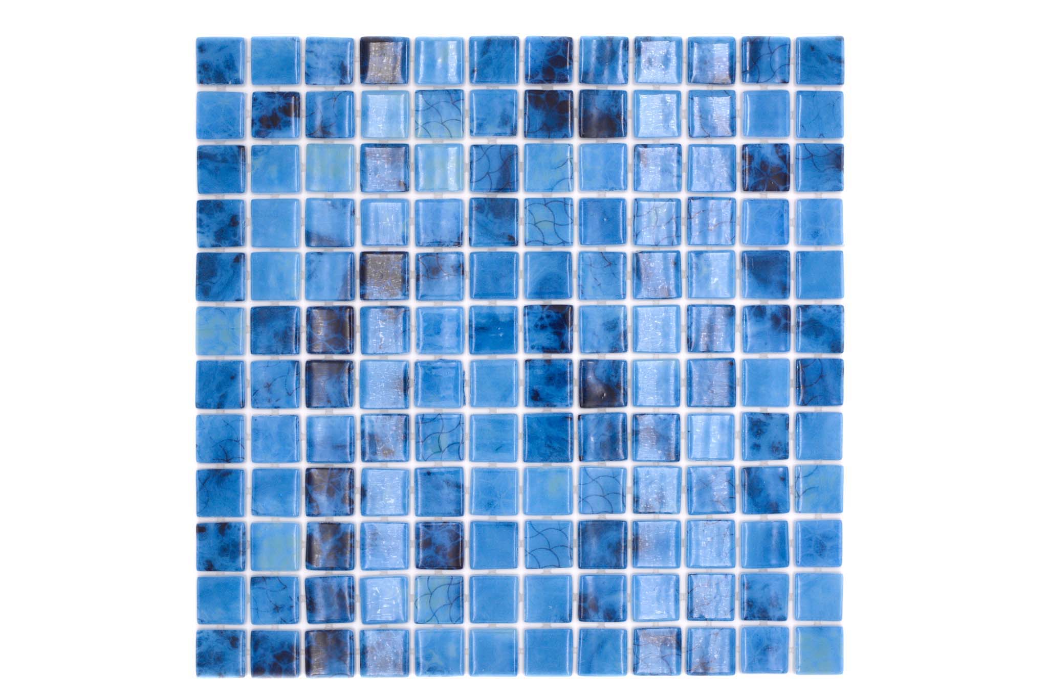 Mosaik Blå Oskarshamn - 004 | 0,1 m²/ark