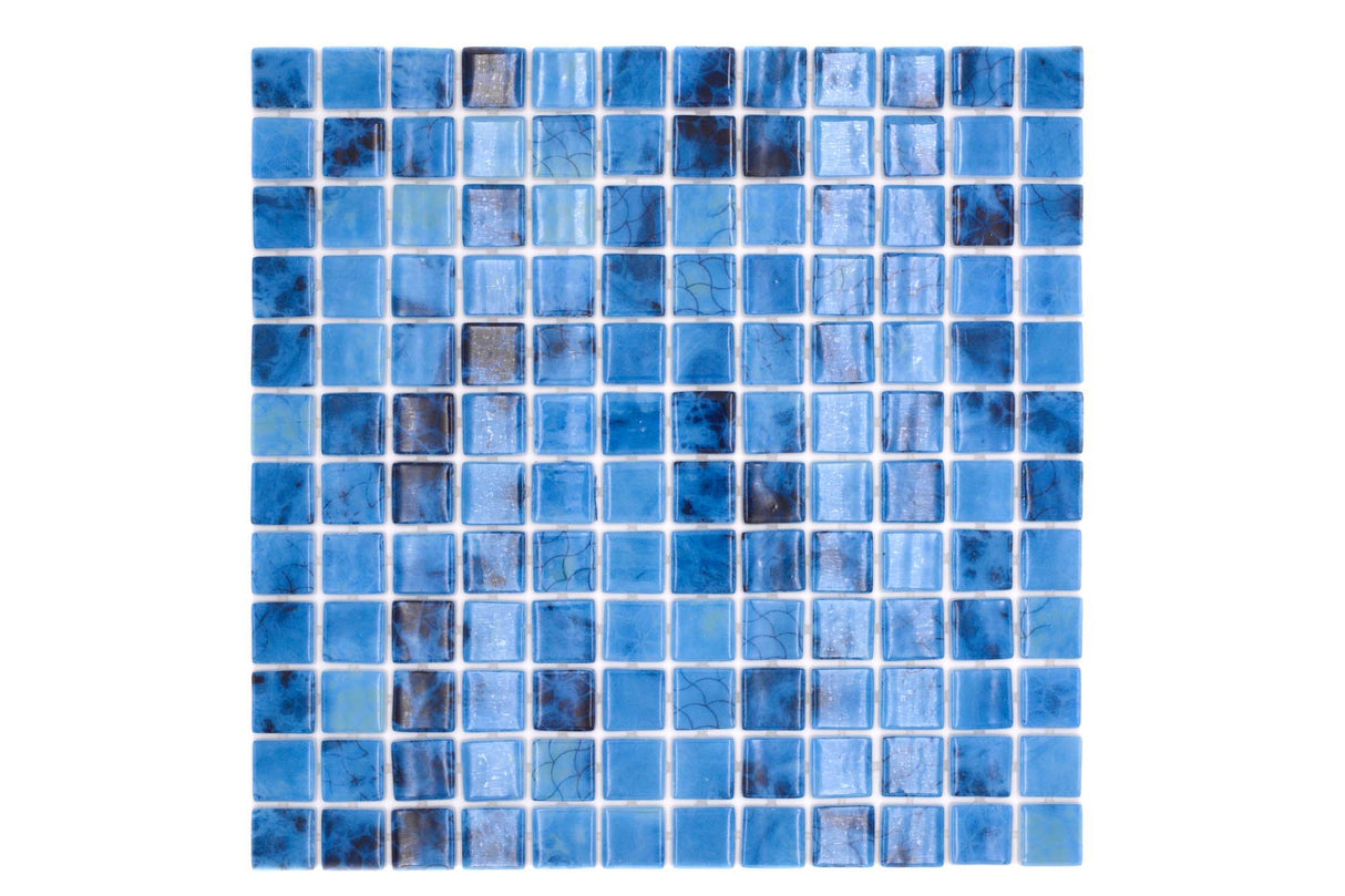 Mosaik Blå Oskarshamn - 004 | 0,1 m²/ark