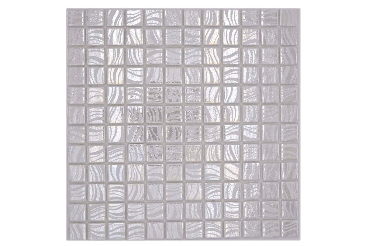 Mosaik Vit Enköping - 003 | 0,1 m²/ark