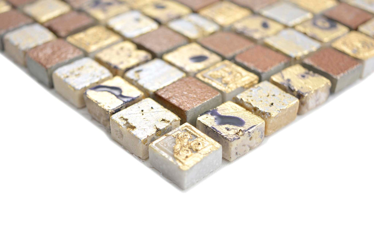 Mosaik Guld Kristiansand - 014 | 0,09 m²/ark