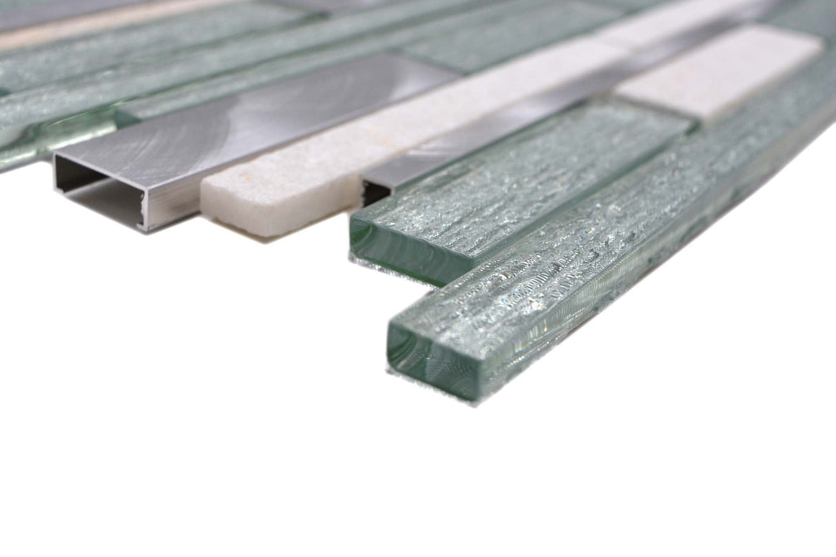 Mosaik Vit Kristiansand - 017 | 0,093 m²/ark