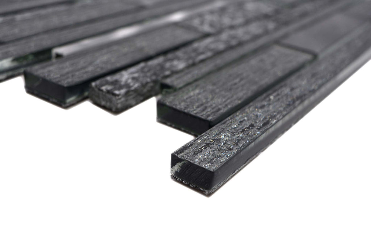 Mosaik Svart Kristiansand - 019 | 0,093 m²/ark