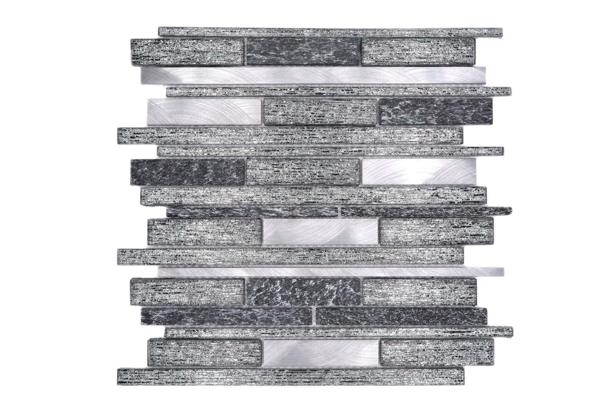 Mosaik Svart Kristiansand - 019 | 0,093 m²/ark