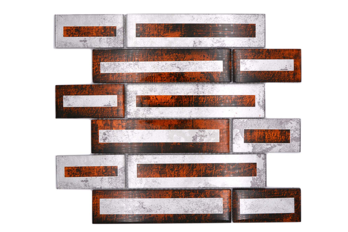 Mosaik Brun Ödeshög - 008 | 0,09 m²/ark