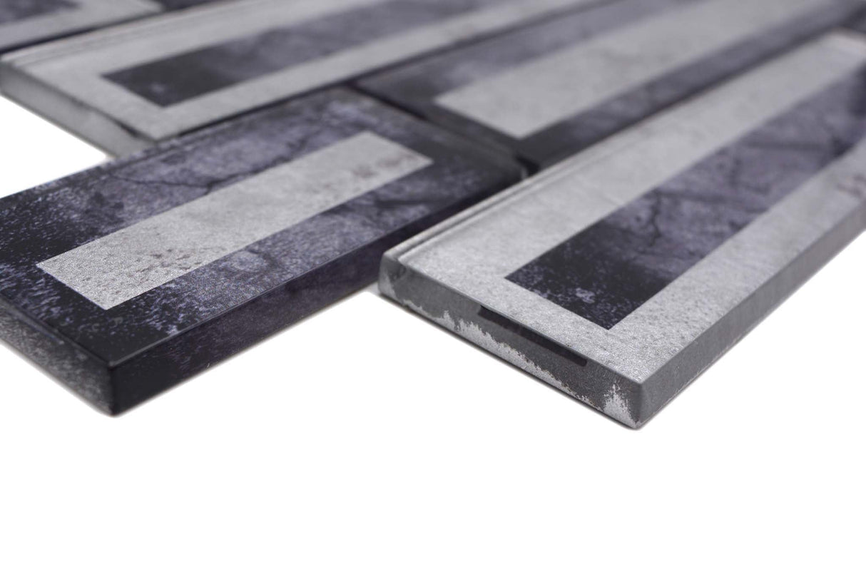 Mosaik Svart Ödeshög - 009 | 0,09 m²/ark