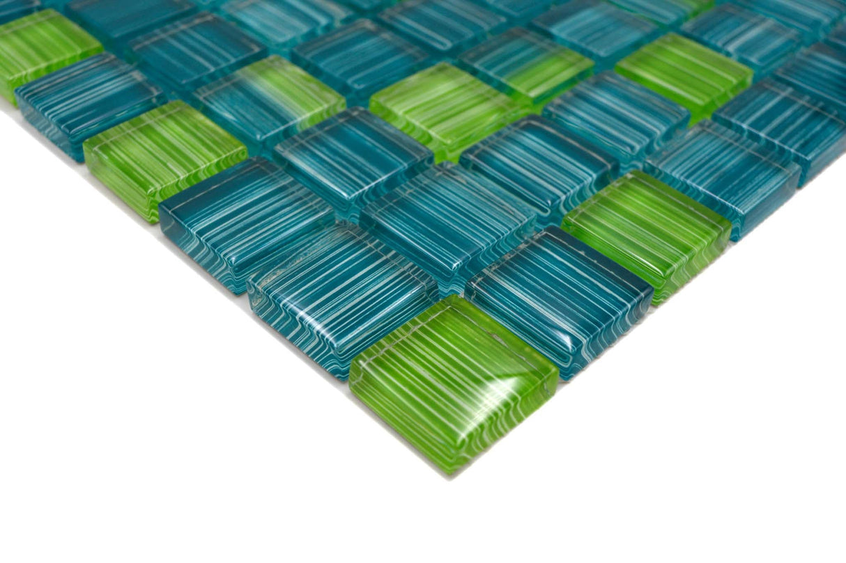 Mosaik Grön Trosa - 006 | 0,099 m²/ark