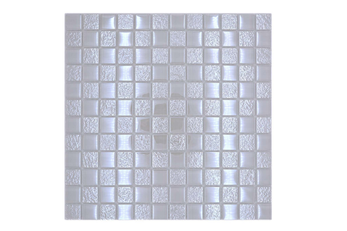 Mosaik Vit Nässjö - 014 | 0,089 m²/ark