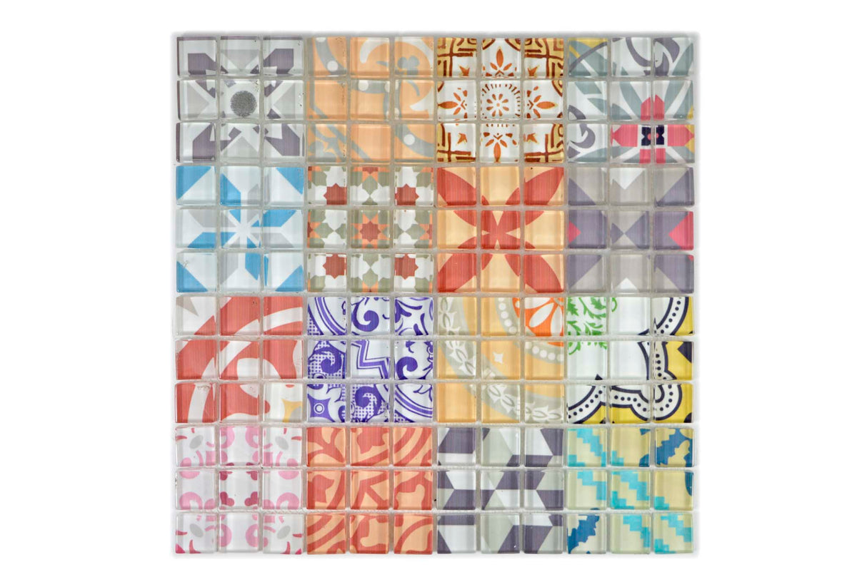 Mosaik Flerfärgad Falkenberg - 032 | 0,09 m²/ark