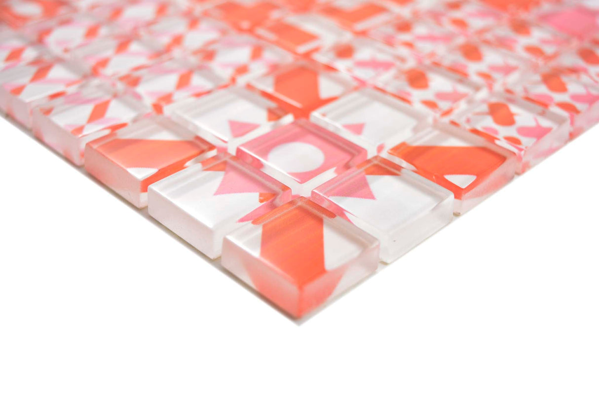 Mosaik Röd Falkenberg - 035 | 0,09 m²/ark