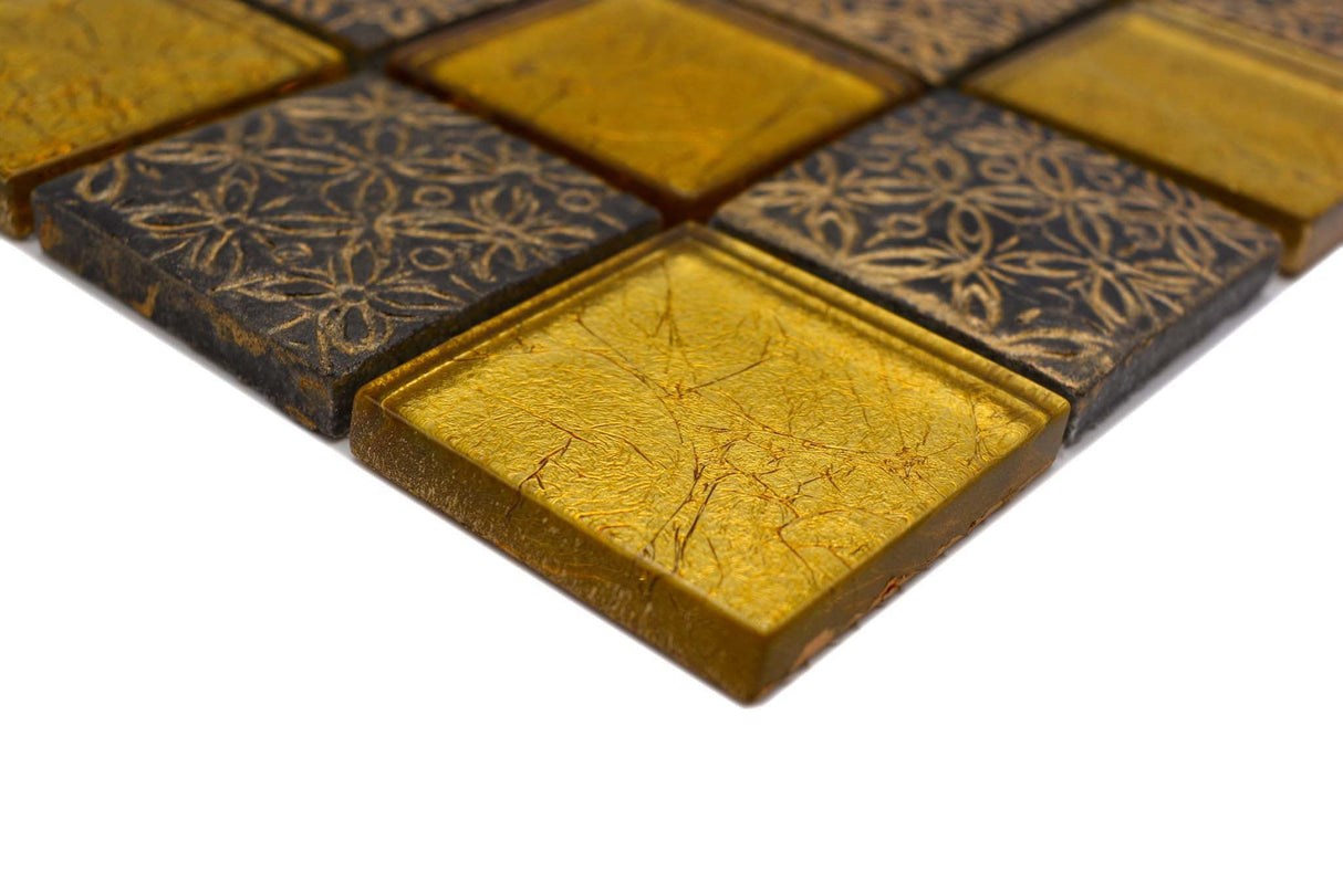 Mosaik Guld Orsa - 003 | 0,09 m²/ark