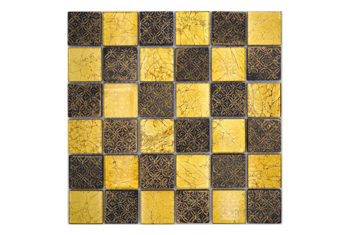Mosaik Guld Orsa - 003 | 0,09 m²/ark
