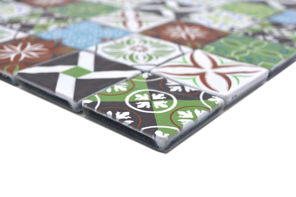 Mosaik Flerfärgad Flen - 003 | 0,09 m²/ark