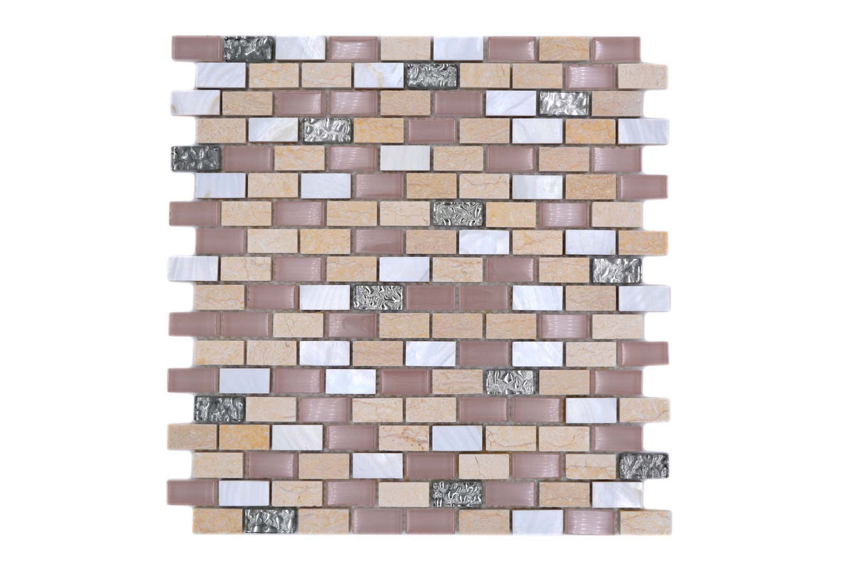 Mosaik Beige Hedemora - 017 | 0,085 m²/ark