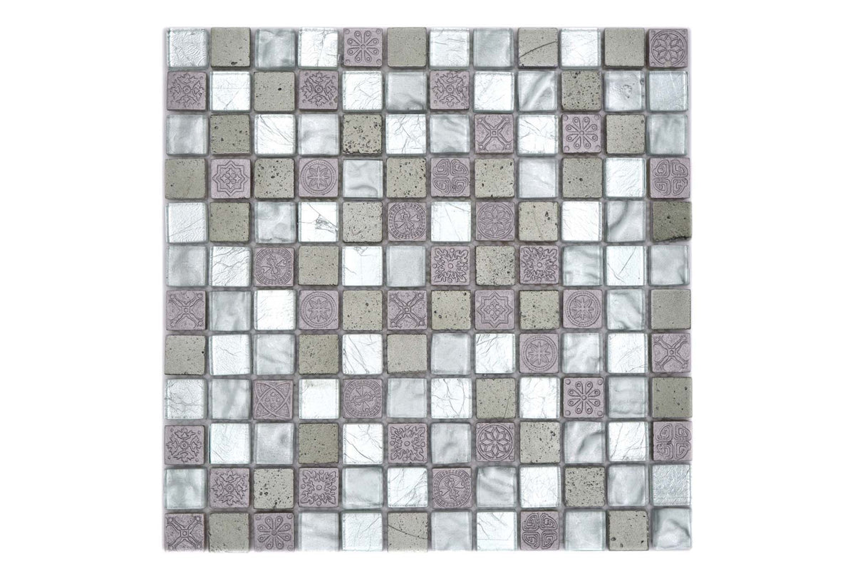 Mosaik Silver Orsa - 007 | 0,09 m²/ark