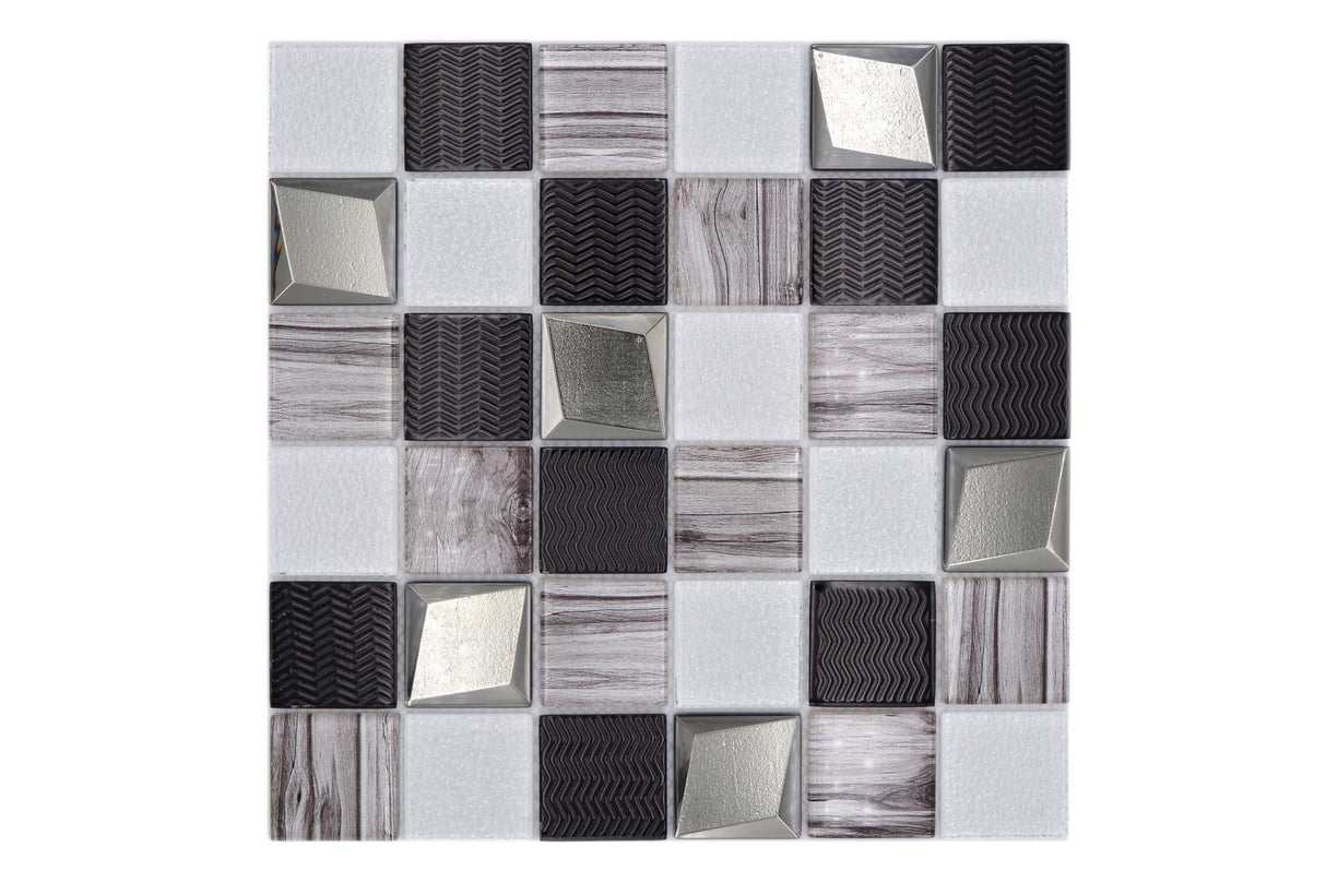 Mosaik Silver Boden - 004 | 0,089 m²/ark