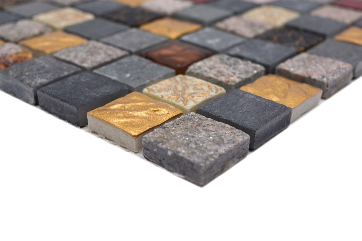 Mosaik Grå Kristinehamn - 004 | 0,09 m²/ark